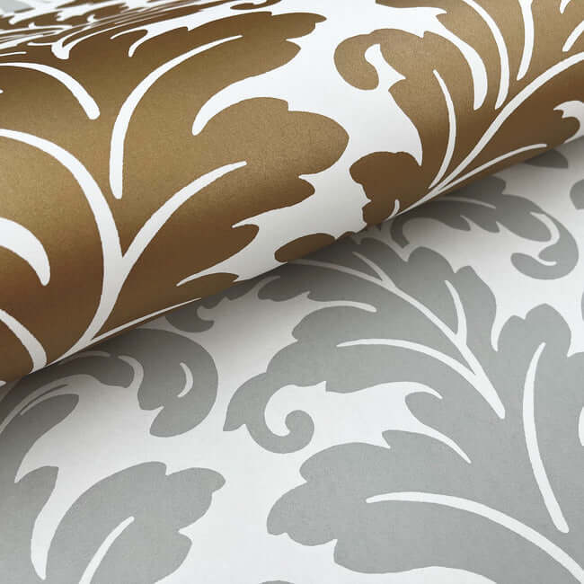 modern-romance-gold-metallic-wallpaper-york-wallcoverings-dt5045 - York Wallcoverings Wallpaper