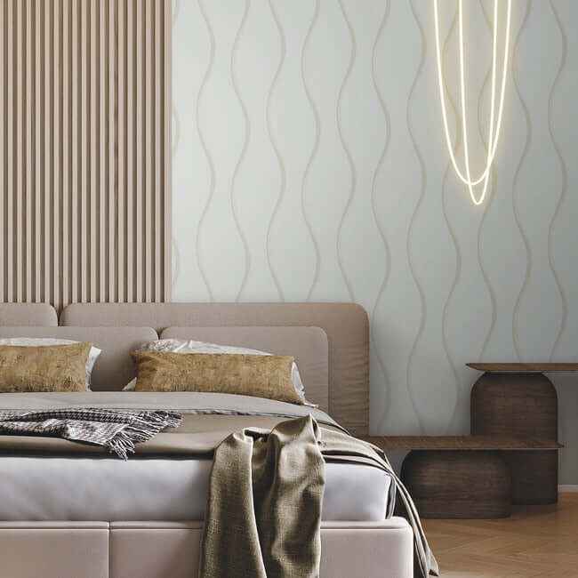 Unfurl Blue Wallpaper - York Wallcoverings - DT5113 - York Wallcoverings Wallpaper