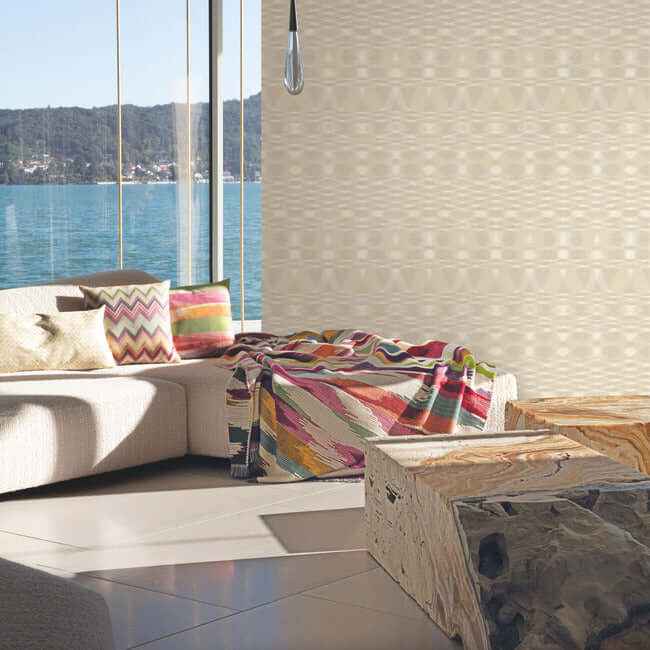 Sunrise Flame Beige Wallpaper - York Wallcoverings - MI10320 - York Wallcoverings Wallpaper