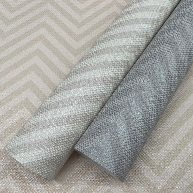 macro-chevron-beige-cream-wallpaper-york-wallcoverings-mi10382 - York Wallpaper Wallpaper