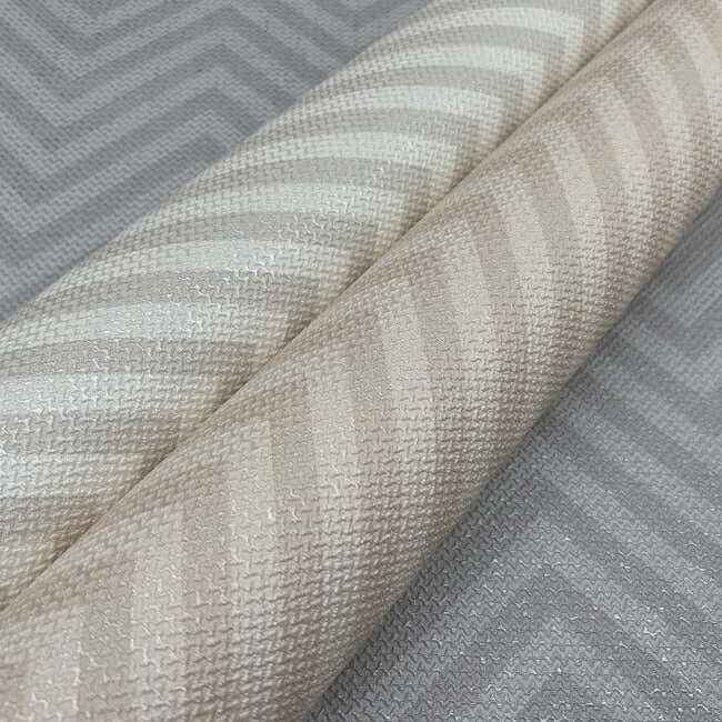 Macro Chevron Grey Wallpaper - York Wallcoverings - MI10381 - York Wallcoverings Wallpaper
