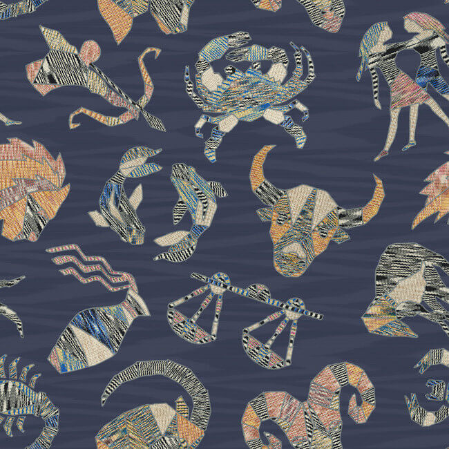 constellations-blue-wallpaper-york-wallcoverings-mi10353 - York Wallpaper Wallpaper