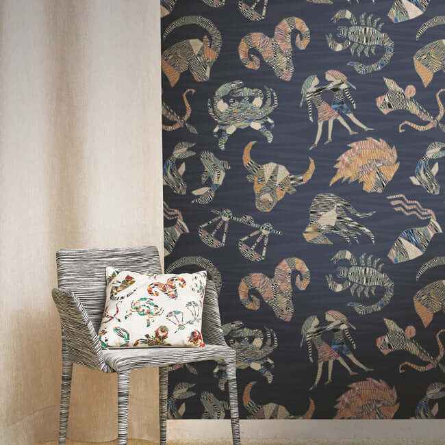 Constellations Blue Wallpaper - York Wallcoverings - MI10353 - York Wallcoverings Wallpaper