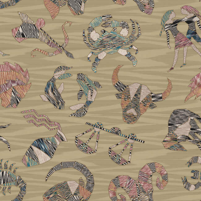 constellations-gold-wallpaper-york-wallcoverings-mi10350 - York Wallcoverings Wallpaper