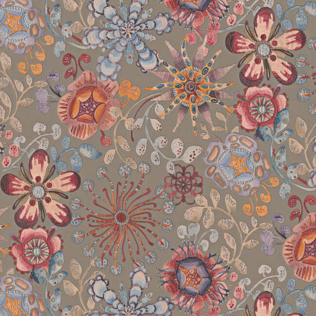 magic-garden-black-wallpaper-york-wallcoverings-mi10310 - York Wallcoverings Wallpaper
