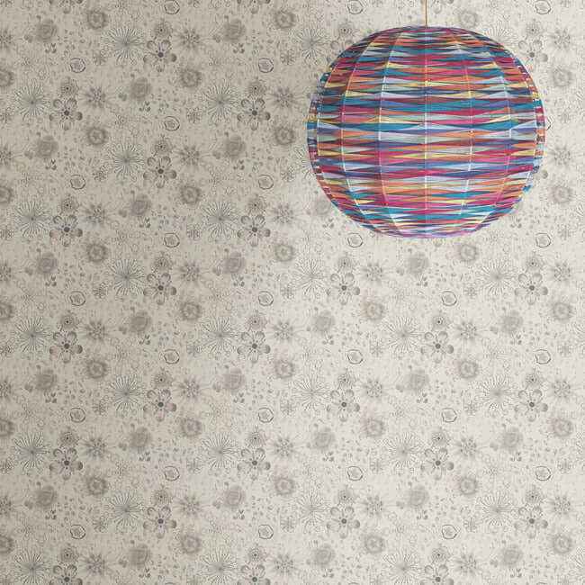 Magic Garden Grey Wallpaper - York Wallcoverings - MI10311 - York Wallcoverings Wallpaper