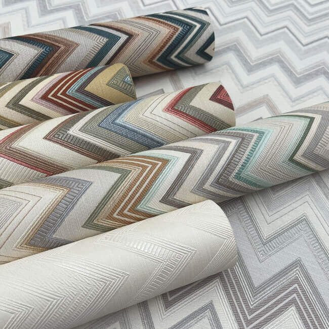 happy-zigzag-orange-wallpaper-york-wallcoverings-mi10330 - York Wallpaper Wallpaper