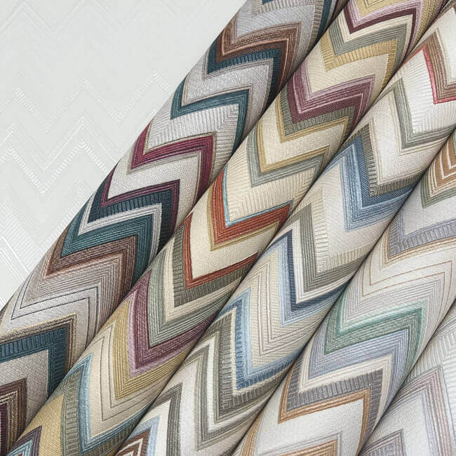happy-zigzag-gold-wallpaper-york-wallcoverings-mi10336 - York Wallpaper Wallpaper