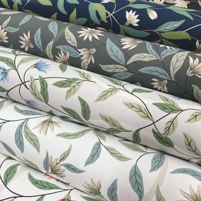 jasmine-wallpaper-cornflower-york-wallcoverings-go8255 - York Wallcoverings Wallpaper