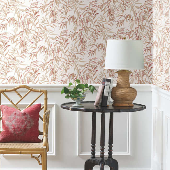 willow-grove-wallpaper-clay-york-wallcoverings-go8244 - York Wallcoverings Wallpaper