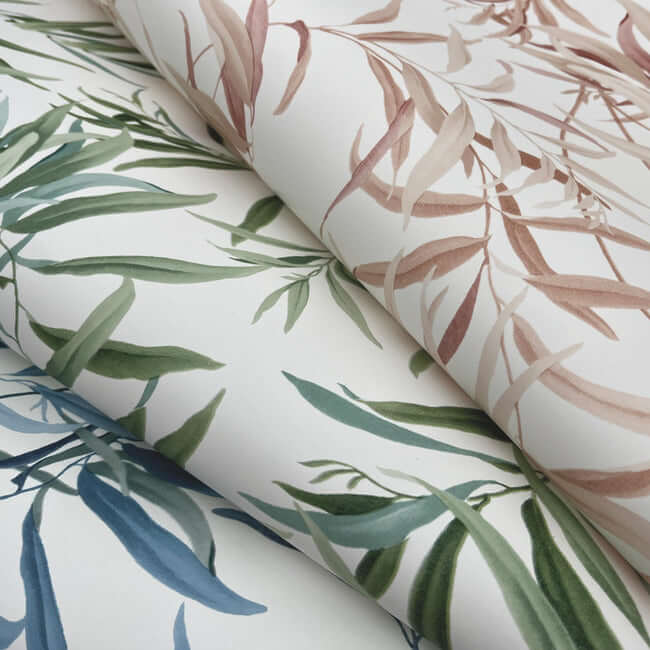 willow-grove-sky-blue-wallpaper-york-wallcoverings-go8242 - York Wallcoverings Wallpaper