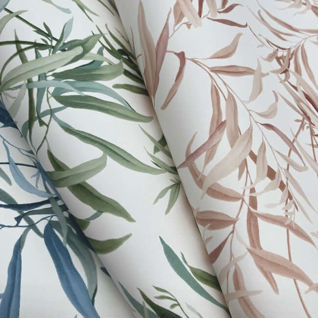 willow-grove-sky-blue-wallpaper-york-wallcoverings-go8242 - York Wallcoverings Wallpaper