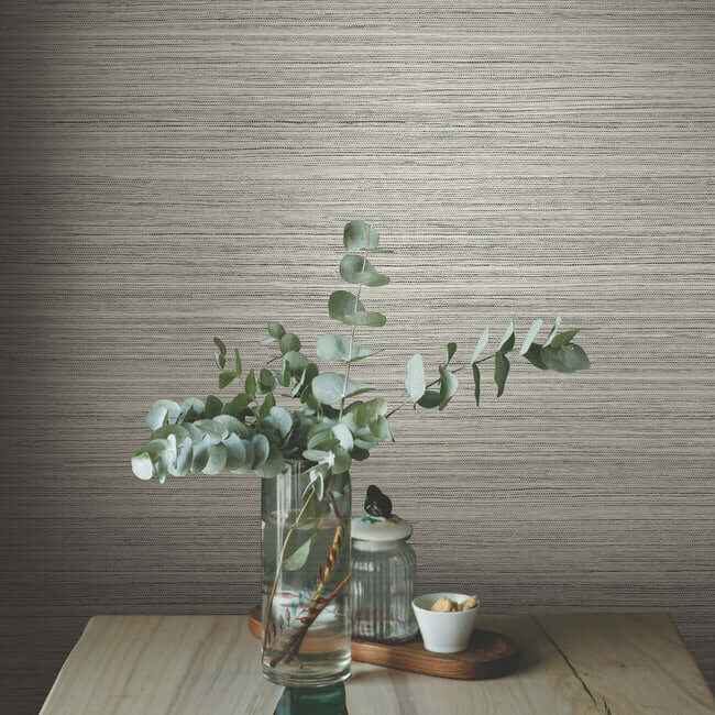 Fountain Grass Onyx Wallpaper - York Wallcoverings - GO8304 - York Wallcoverings Wallpaper