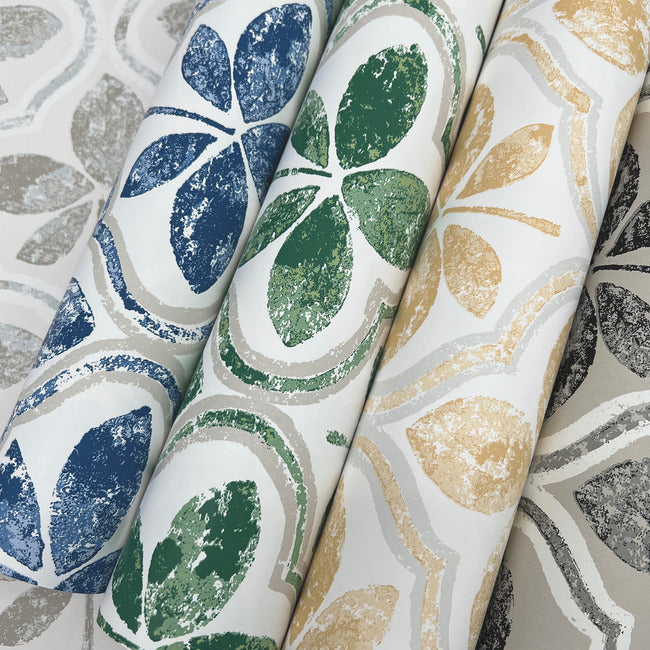 sevilla-wallpaper-cobalt-york-wallcoverings-go8273 - York Wallcoverings Wallpaper