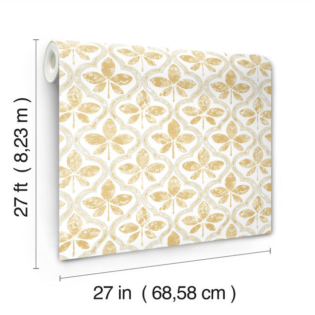 sevilla-ochre-wallpaper-york-wallcoverings-go8271 - York Wallcoverings Wallpaper
