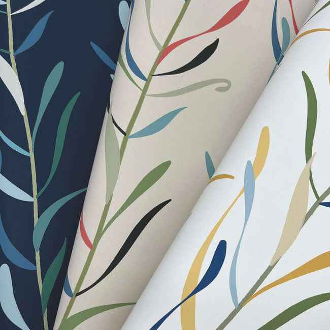 Chloe Vine Ochre Wallpaper - York Wallcoverings - GO8325 - York Wallcoverings Wallpaper