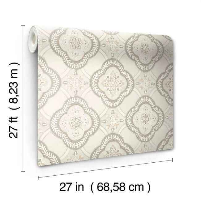 Garden Trellis Hazel Wallpaper - York Wallcoverings - GO8212 - York Wallcoverings Wallpaper