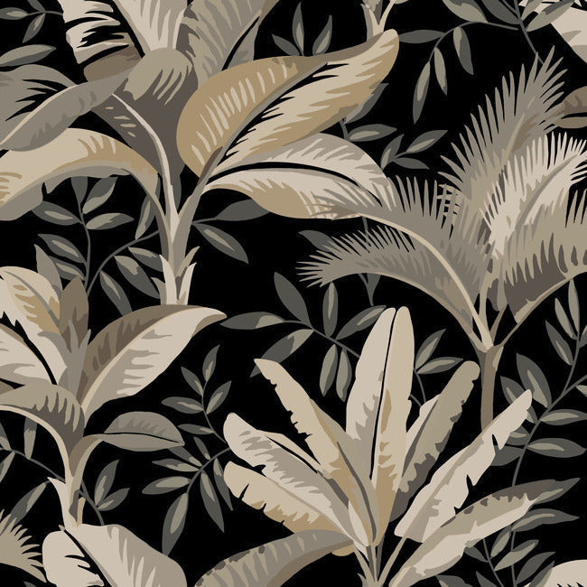 summerhouse-wallpaper-midnight-york-wallcoverings-go8204 - York Wallcoverings Wallpaper
