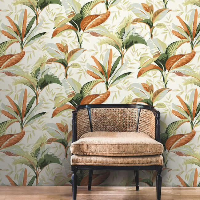 summerhouse-wallpaper-sienna-york-wallcoverings-go8201 - York Wallcoverings Wallpaper