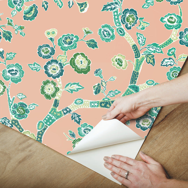 temple-garden-premium-peel-stick-wallpaper-coral-york-wallcoverings-psw1408rl