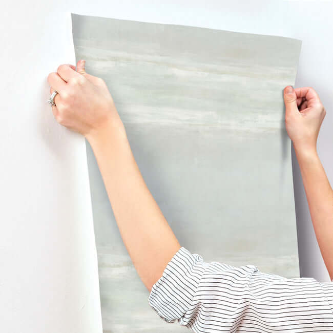 serene-reflection-wallpaper-mist-york-wallcoverings-cc1251 - York Wallcoverings Wallpaper
