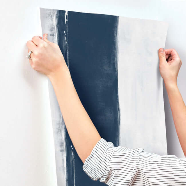 ink-wash-navy-wallpaper-york-wallcoverings-cc1272 - York Wallcoverings Wallpaper