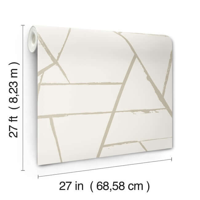 intersect-beige-metallic-wallpaper-york-wallcoverings-cc1293 - York Wallpaper Wallpaper