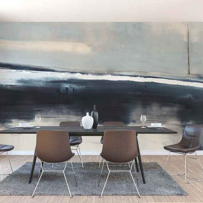 Grounded Navy Wall Mural - York Wallcoverings - CB1135M