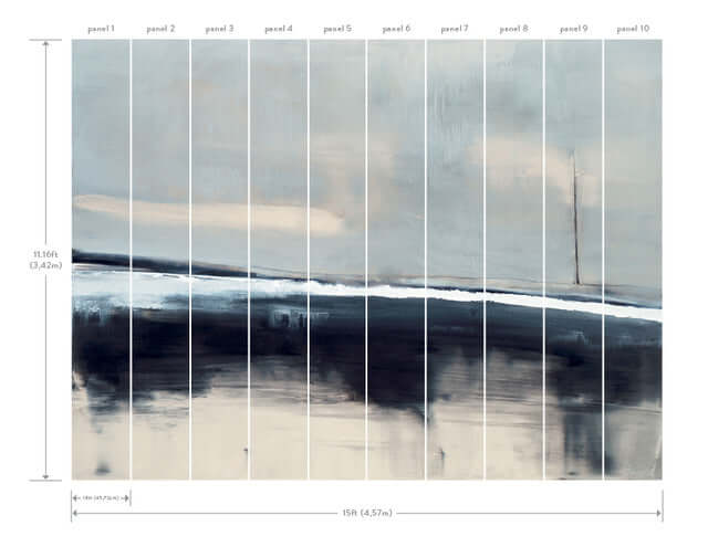 grounded-navy-wall-mural-york-wallcoverings-cb1135m - York Wallpaper Wallpaper
