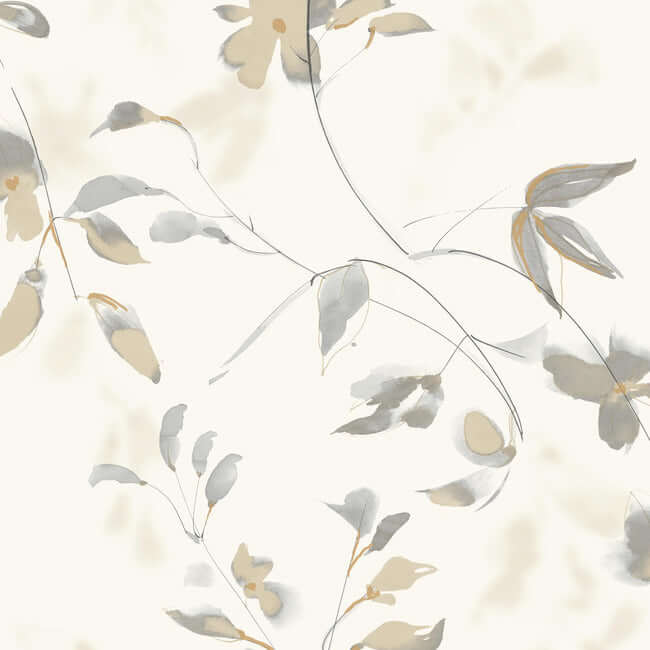 linden-flower-soft-neutral-peel-stick-wallpaper-york-wallcoverings-psw1424rl - York Wallpaper Wallpaper