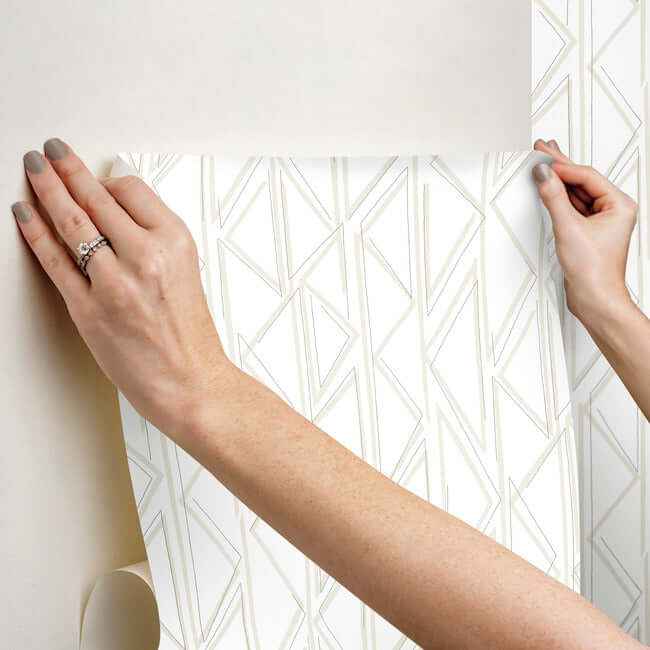 Sideways Sketch Beige Wallpaper - York Wallcoverings - PSW1498RL - York Wallcoverings Wallpaper