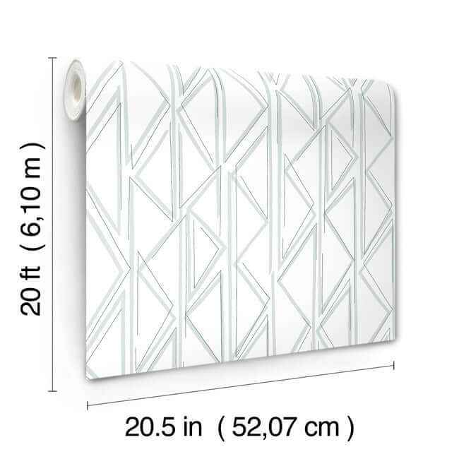 Sideways Sketch Blue Wallpaper - York Wallcoverings - PSW1501RL - York Wallcoverings Wallpaper
