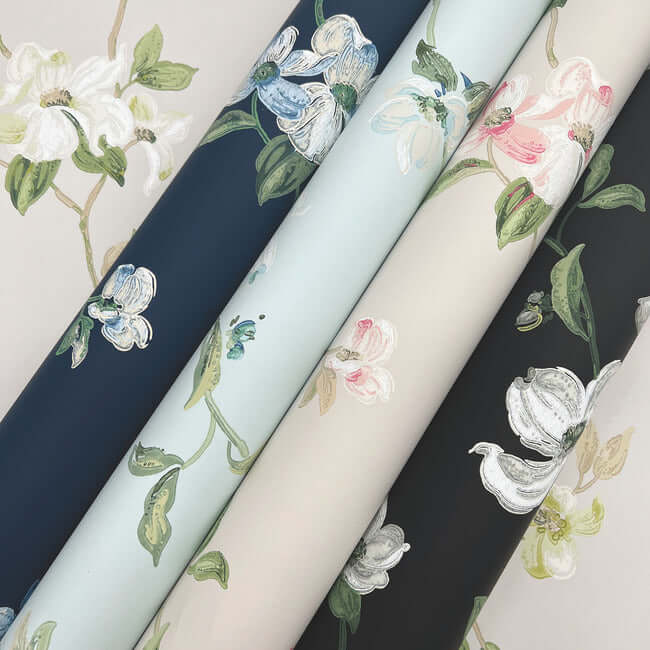 dogwood-light-blue-wallpaper-york-wallcoverings-bl1765 - York Wallpaper Wallpaper