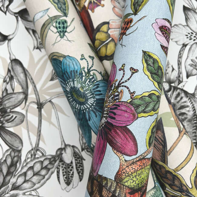 rainforest-cream-wallpaper-york-wallcoverings-bl1704 - York Wallpaper Wallpaper
