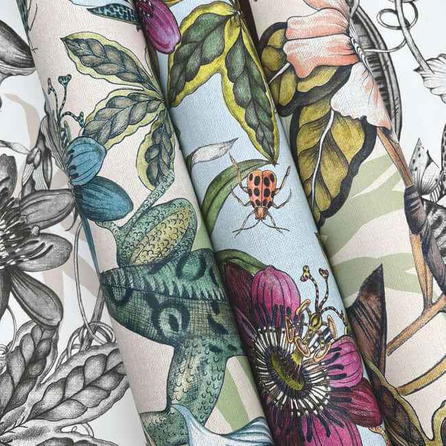 Rainforest Multicolor Wallpaper - York Wallcoverings - BL1705 - York Wallcoverings Wallpaper