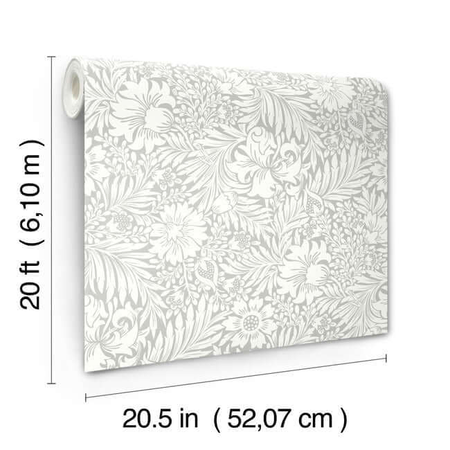 modern-acanthus-mist-peel-stick-wallpaper-york-wallcoverings-psw1444rl - York Wallpaper Wallpaper