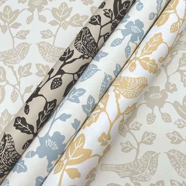 Sparrow & Oak Linen & Charcoal Peel & Stick Wallpaper - York Wallcoverings - PSW1442RL