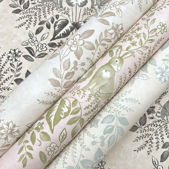 cottontail-toile-linen-charcoal-peel-stick-wallpaper-york-wallcoverings-psw1433rl - York Wallpaper Wallpaper