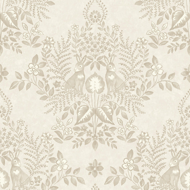 cottontail-toile-wicker-peel-stick-wallpaper-york-wallcoverings-psw1434rl - York Wallpaper Wallpaper