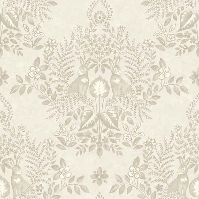 Cottontail Toile Wicker Peel & Stick Wallpaper - York Wallcoverings - PSW1434RL - York Wallcoverings Wallpaper