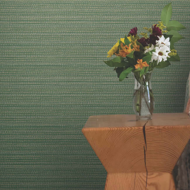tick-mark-texture-meadow-green-peel-stick-wallpaper-york-wallcoverings-psw1448rl - York Wallpaper Wallpaper