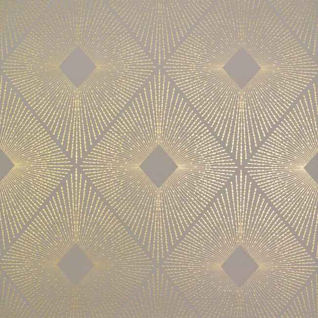 Harlowe Khaki & Gold Wallpaper - York Wallcoverings - NW3590 - York Wallcoverings Wallpaper