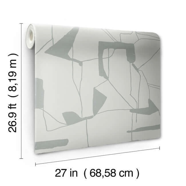 abstract-geo-fog-silver-wallpaper-york-wallcoverings-md7111 - York Wallcoverings Wallpaper