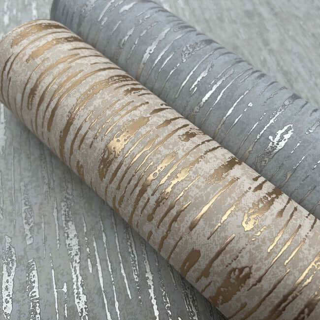metallic-cascade-spa-silver-wallpaper-york-wallcoverings-md7154 - York Wallpaper Wallpaper