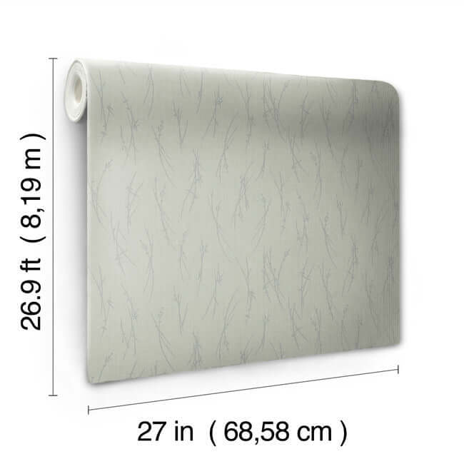 sprigs-eucalyptus-silver-wallpaper-york-wallcoverings-md7194 - York Wallpaper Wallpaper