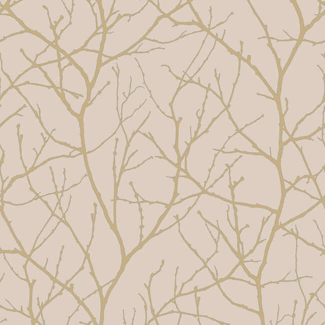 trees-silhouette-beige-gold-wallpaper-york-wallcoverings-md7122 - York Wallcoverings Wallpaper