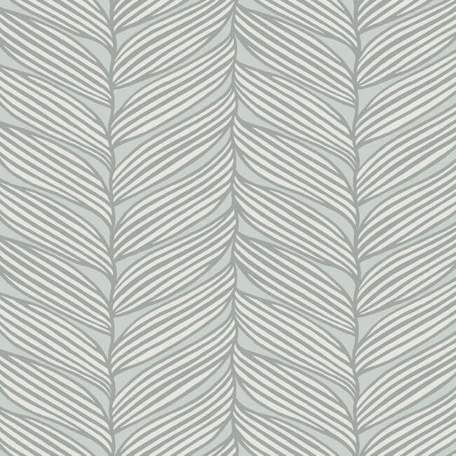 luminous-leaves-spa-silver-wallpaper-york-wallcoverings-md7165 - York Wallpaper Wallpaper