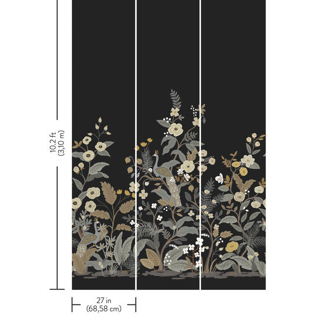 peacock-mural-black-york-wallcoverings-rp7399m