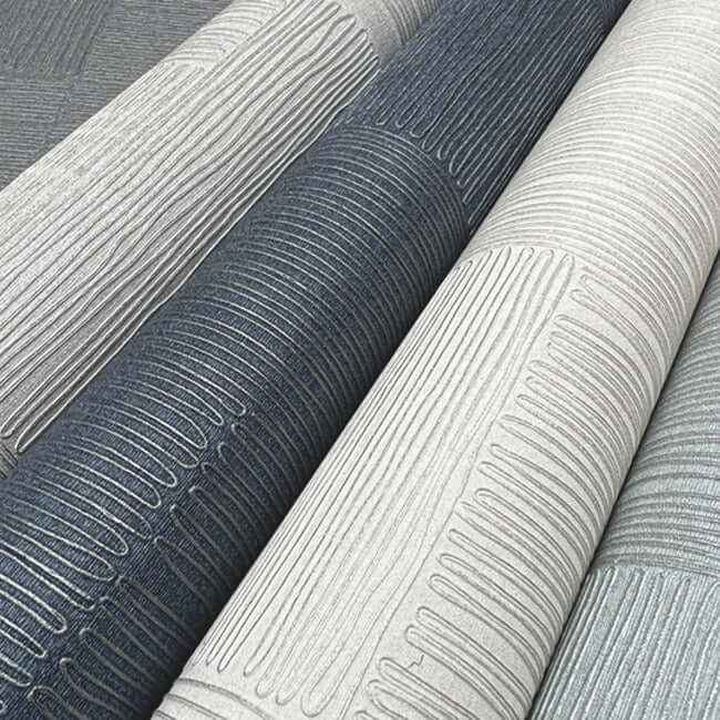 Contour Navy Wallpaper - York Wallcoverings - OI0706 - York Wallcoverings Wallpaper
