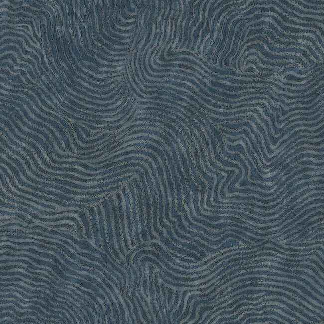 Modern Wood Indigo Wallpaper - York Wallcoverings - OI0714